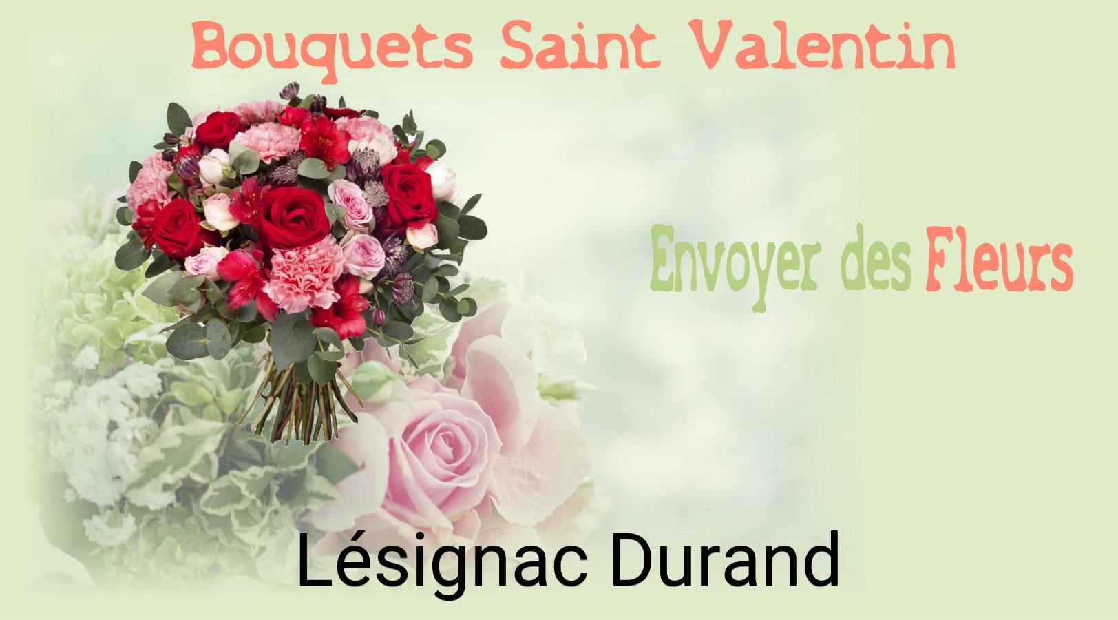 Roses de Saint-Valentin livrées à Lésignac-Durand